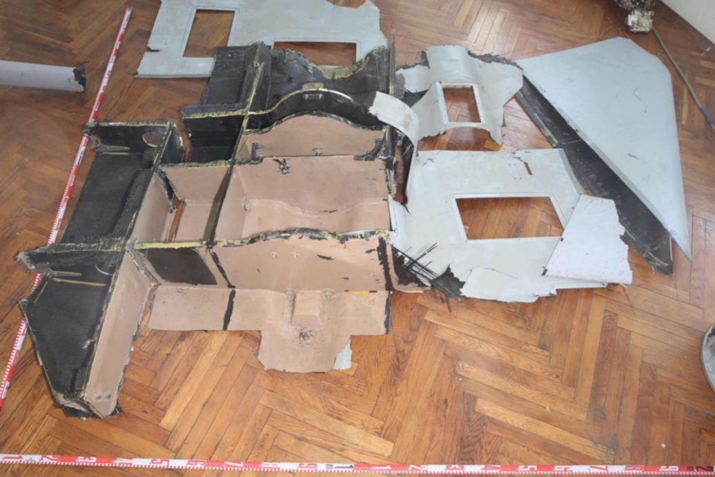 Shahed 136 wreckage