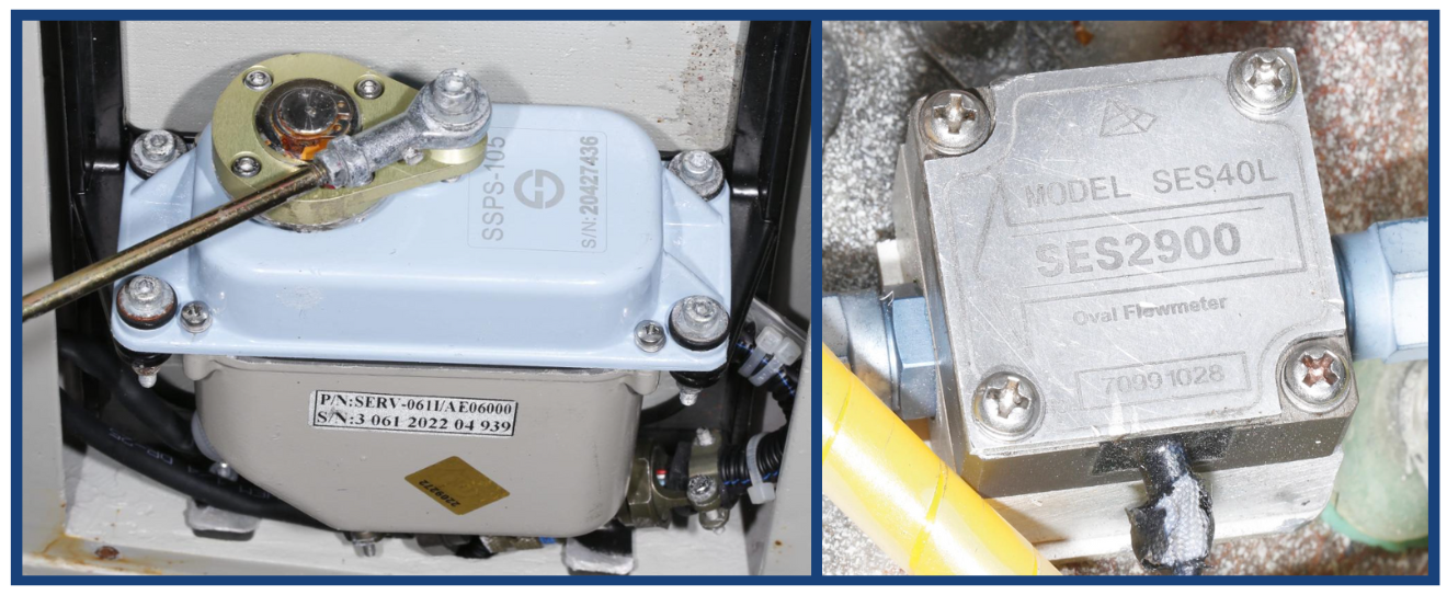 A servomotor and flowmeter made by Sarmad Electronic Sepahan