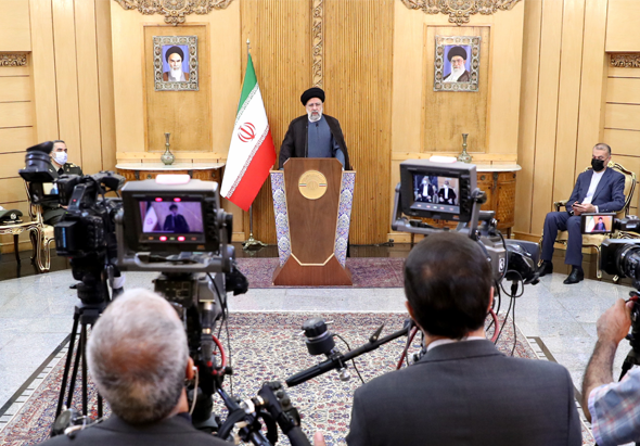 President Raisi holds a press conference about the killing of IRGC Colonel Hassan Sayyad Khodaei