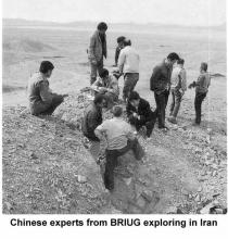 Chinese experts from BRIUG exploring in Iran
